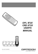 Opticon CRD 972 Series User Manual preview