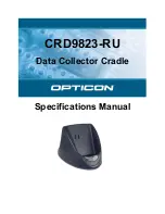 Opticon CRD9823-RU Specification Manual preview