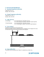 Предварительный просмотр 10 страницы Opticon EBS-50 Specification Manual