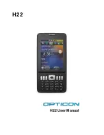 Opticon H22 User Manual preview