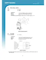 Preview for 22 page of Opticon M-10 Specification Manual