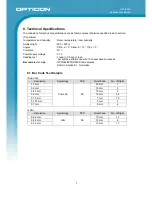 Preview for 12 page of Opticon OPC-3301i Specification Manual