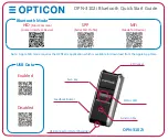 Opticon OPN-3102i Quick Start Manual preview