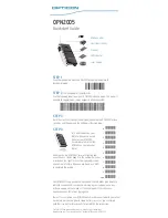 Opticon OPN2005 Quick Start Manual preview