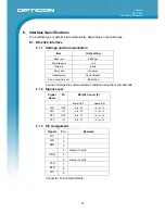 Preview for 16 page of Opticon OPV 1001 Specification Manual