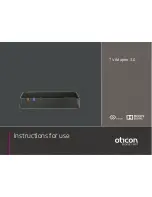 Opticon TV Adapter 3.0 Instructions For Use Manual preview