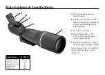 Preview for 2 page of Opticron ES 100 GA ED/45 User Instructions