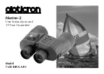 Opticron Marine-2 7x50 BIF.GA/IC User Instructions preview