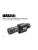 Opticron MMS 160 User Instructions And Guarantee preview