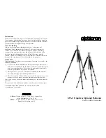 Opticron XFS-C User Manual & Guarantee preview