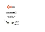 Предварительный просмотр 1 страницы Optics HDFC-200D User Manual