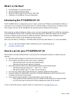 Preview for 3 page of Optics PT-SUPERJOY-G1 User Manual