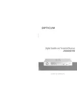 Preview for 1 page of Opticum 3000TS User Manual