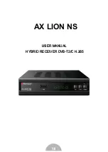 Предварительный просмотр 18 страницы Opticum AX LION NS User Manual