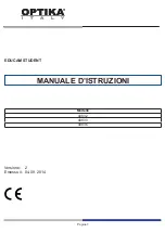 Preview for 7 page of Optika Italy 4083.2 Instruction Manual