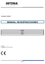 Preview for 13 page of Optika Italy 4083.2 Instruction Manual