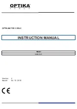 Preview for 1 page of Optika Italy 4083.CL5 Instruction Manual