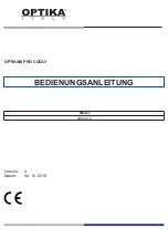 Preview for 17 page of Optika Italy 4083.CL5 Instruction Manual