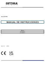 Предварительный просмотр 35 страницы Optika Italy B-150D Series Instruction Manual