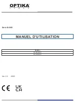 Предварительный просмотр 52 страницы Optika Italy B-150D Series Instruction Manual