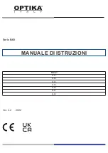 Предварительный просмотр 19 страницы Optika Italy B-60 Series Instruction Manual