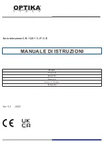 Preview for 18 page of Optika Italy C-B Series Instruction Manual