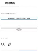 Preview for 52 page of Optika Italy C-B Series Instruction Manual