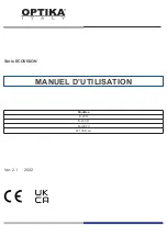 Предварительный просмотр 46 страницы Optika Italy ECOVISION B-20CR Instruction Manual