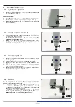 Preview for 12 page of Optika Italy INSPECTION SYSTEMS Series Instruction Manual