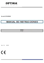 Предварительный просмотр 37 страницы Optika Italy M-1157 Instruction Manual