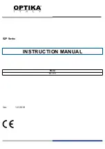 Optika Italy SZP Series Instruction Manual предпросмотр