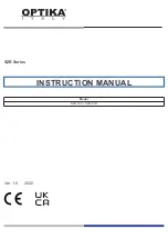 Optika Italy SZR Series Instruction Manual предпросмотр