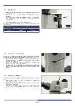 Предварительный просмотр 13 страницы Optika Italy SZR Series Instruction Manual