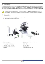 Предварительный просмотр 7 страницы OPTIKA MICROSCOPES B-290 Series Instruction Manual