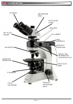 Preview for 4 page of OPTIKA MICROSCOPES B-500POL-I Operation Manual