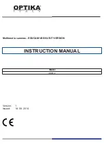 Предварительный просмотр 1 страницы Optika 4083.4 Instruction Manual