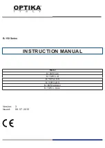 Optika B-150 Series Instruction Manual предпросмотр