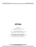 Preview for 32 page of Optika B-150POL Operation Manual