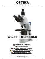 Optika B-380 Series Operation Manual preview