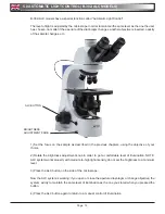 Предварительный просмотр 10 страницы Optika B-380 Series Operation Manual