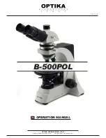 Optika B-500POL Operation Manual preview