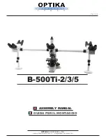 Optika B-500Ti-2 Assembly Manual preview