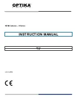 Preview for 1 page of Optika C-HP Instruction Manual