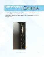 Предварительный просмотр 2 страницы Optika Collaborate 55UHD Quick Manual