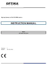 Optika OPTIKAM PRO HDMI Instruction Manual preview