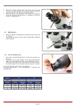 Preview for 14 page of Optika OPTIStar OS-SZ1 Instruction Manual