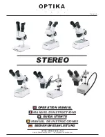 Optika STEREO Operation Manua preview