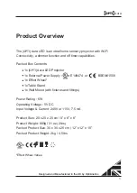 Preview for 3 page of Optikinetics Opti Aura Product Manual