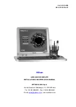 Предварительный просмотр 1 страницы OPTIKON 14101XEN Installation And Operation Manual