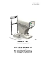 OPTIKON KERATRON ONDA Installation And Operating Manual предпросмотр